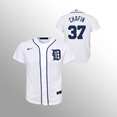 Tigers #37 Andrew Chafin Youth Jersey Replica White Home