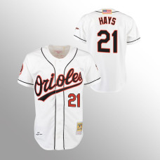 Austin Hays Orioles #21 Authentic Jersey Home White