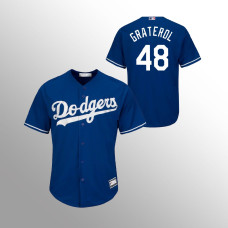 Los Angeles Dodgers Jersey Brusdar Graterol Royal #48 Big & Tall Replica
