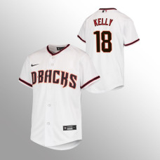 Diamondbacks #18 Youth Carson Kelly Home Replica White Jersey