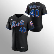 New York Mets #40 Chris Bassitt Black Authentic Alternate Jersey