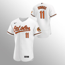 Baltimore Orioles #11 Chris Owings Home Authentic White Jersey