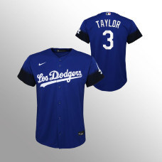 Dodgers Chris Taylor Jersey Royal Replica 2022 City Connect