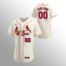 Cardinals Custom Jersey Cream Authentic Alternate