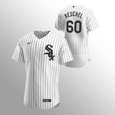 White Sox #60 Men's Dallas Keuchel Authentic Alternate White Jersey