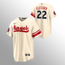 Angels David Fletcher Cream Replica Jersey 2022 City Connect