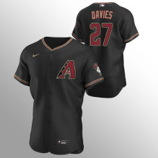 Zach Davies Arizona Diamondbacks #27 Alternate Authentic Black Jersey