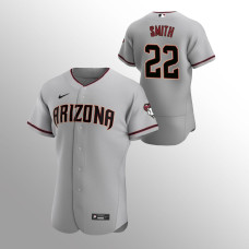 Caleb Smith Arizona Diamondbacks #22 Road Authentic Gray Jersey