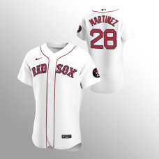 J.D. Martinez Authentic Boston Red Sox Home White Jersey