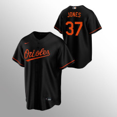 Baltimore Orioles Jahmai Jones Black #37 Replica Alternate Jersey