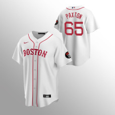 Red Sox #65 James Paxton Alternate Replica White Jersey