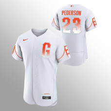 Giants Joc Pederson Jersey White Authentic 2022 City Connect