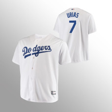 Los Angeles Dodgers Julio Urias White #7 Big & Tall Replica Jersey
