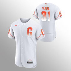 Giants LaMonte Wade Jr. Jersey White Authentic 2022 City Connect