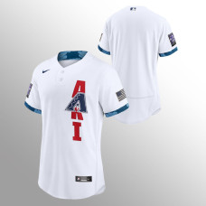 Men's Arizona Diamondbacks 2021 MLB All-Star Game White Authentic Jersey