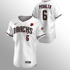 Arizona Diamondbacks David Peralta White 2021 Memorial Day Authentic Jersey