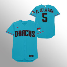 Arizona Diamondbacks Eduardo Escobar Blue 2021 Players' Weekend Nickname Jersey