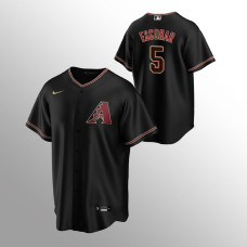 Men's Arizona Diamondbacks Eduardo Escobar #5 Black Replica Alternate Jersey