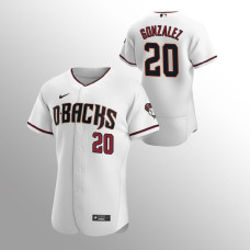 Arizona Diamondbacks Luis Gonzalez White Authentic Home Jersey