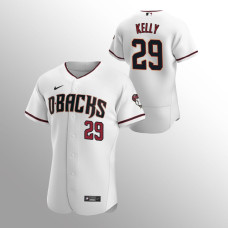 Arizona Diamondbacks Merrill Kelly White Authentic Home Jersey