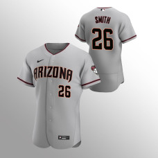 Arizona Diamondbacks Pavin Smith Gray Authentic Road Jersey