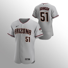 Arizona Diamondbacks Randy Johnson Gray Authentic Road Jersey