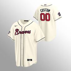 Custom Atlanta Braves Cream 2021 MLB All-Star Game Replica Alternate Jersey