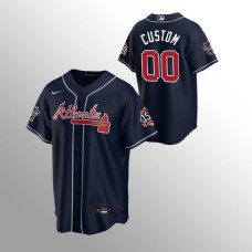 Custom Atlanta Braves Navy 2021 MLB All-Star Game Replica Alternate Jersey