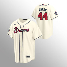 Hank Aaron Atlanta Braves Cream 2021 MLB All-Star Game Replica Alternate Jersey