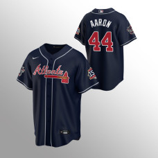 Hank Aaron Atlanta Braves Navy 2021 MLB All-Star Game Replica Alternate Jersey