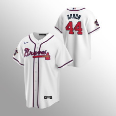 Hank Aaron Atlanta Braves White 2021 MLB All-Star Game Replica Home Jersey