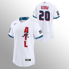Atlanta Braves Marcell Ozuna White 2021 MLB All-Star Game Authentic Jersey