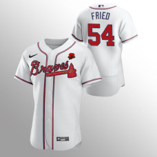 Atlanta Braves Max Fried White 2021 Memorial Day Authentic Jersey