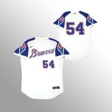 Max Fried Atlanta Braves White Throwback Home Cooperstown Jersey