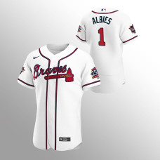 Ozzie Albies Atlanta Braves White 2021 MLB All-Star Game Authentic Home Jersey