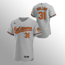 Cedric Mullins Baltimore Orioles Gray Authentic Road Jersey