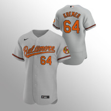 Dean Kremer Baltimore Orioles Gray Authentic Road Jersey