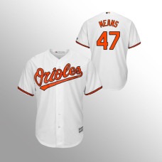 Baltimore Orioles John Means White Cool Base Home Jersey