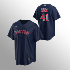 Men's Boston Red Sox Chris Sale #41 Navy Replica Alternate Jersey