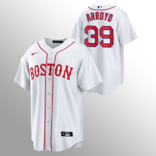 Boston Red Sox Christian Arroyo White 2021 Replica Patriots' Day Jersey