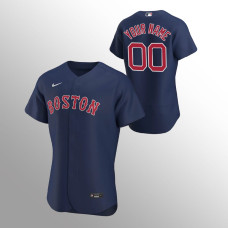 Men's Boston Red Sox Custom Authentic Navy 2020 Alternate Jersey