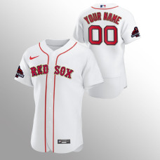 Boston Red Sox Custom White 2018 World Series Champions Jersey