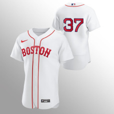 Boston Red Sox Nick Pivetta White 2021 Patriots' Day Authentic Jersey