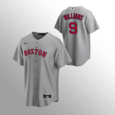Men's Boston Red Sox Ted Williams #9 Gray Replica Road Jersey