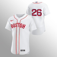 Boston Red Sox Wade Boggs White 2021 Patriots' Day Authentic Jersey