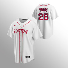 Men's Boston Red Sox Wade Boggs #26 White Replica Alternate Jersey