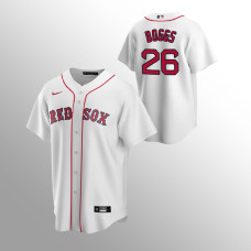Men's Boston Red Sox Wade Boggs #26 White Replica Home Jersey