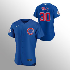 Men's Chicago Cubs Alec Mills Authentic Royal 2020 Alternate Team Jersey