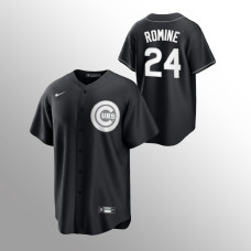 Andrew Romine Chicago Cubs Black Alternate Fashion Replica Jersey