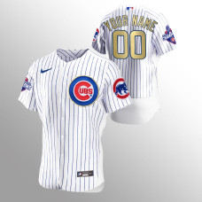 Chicago Cubs Custom White 2016 World Series Champions Jersey